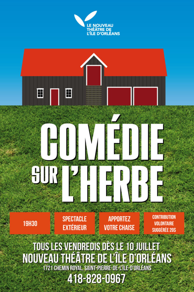 Affiche de la comédie 'Comédie sur l'herbe' 2020