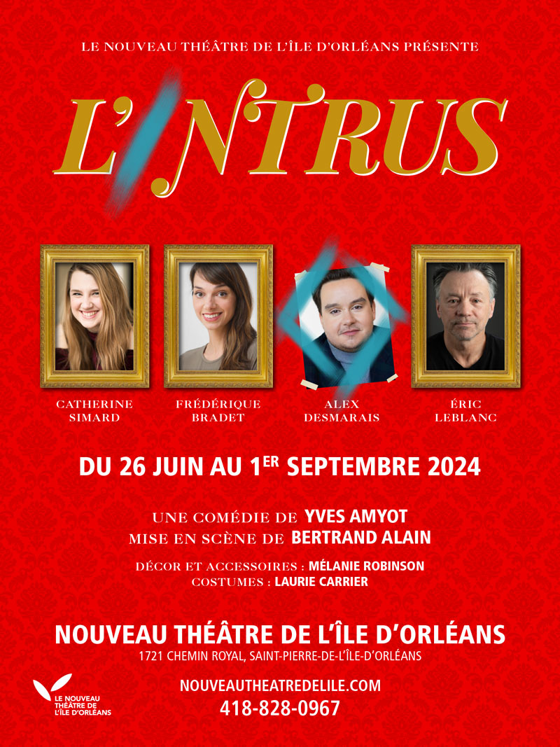 Affiche de la comédie 'L'intrus' 2024